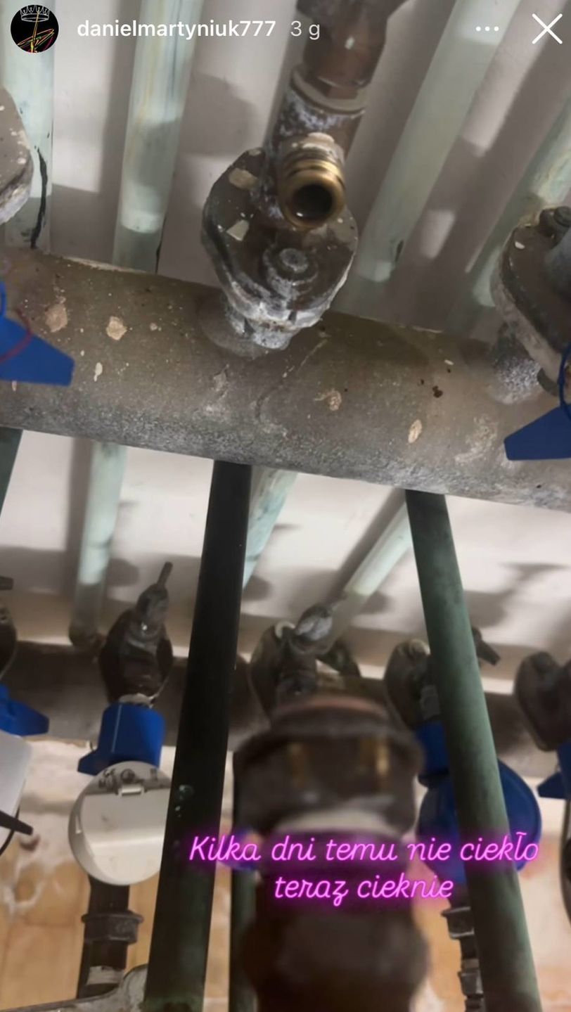 Wpis Daniela Martyniuka na Instagramie