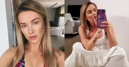 Maffashion wdzięczy się do zdjęcia i pokazuje zaokrąglony brzuszek (FOTO)