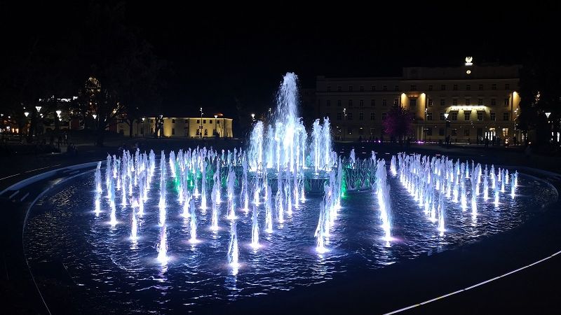 fontanna multimedialna plac litewski lublin