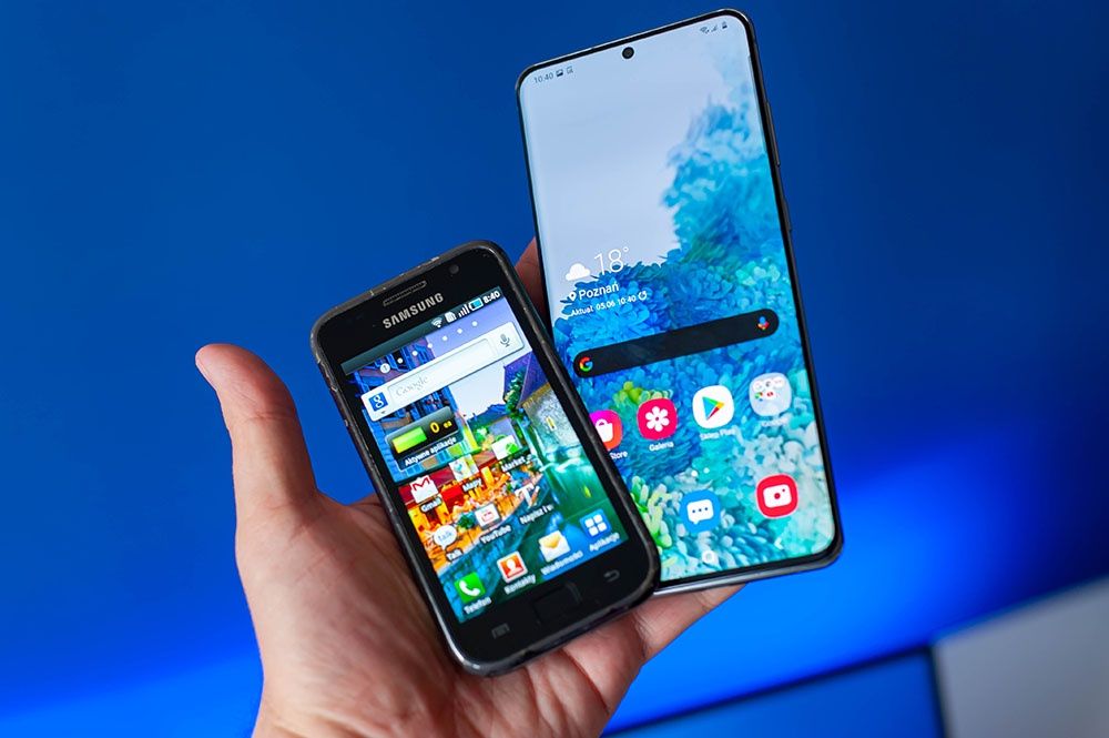Galaxy S1 vs Galaxy S20 Ultra - porównanie