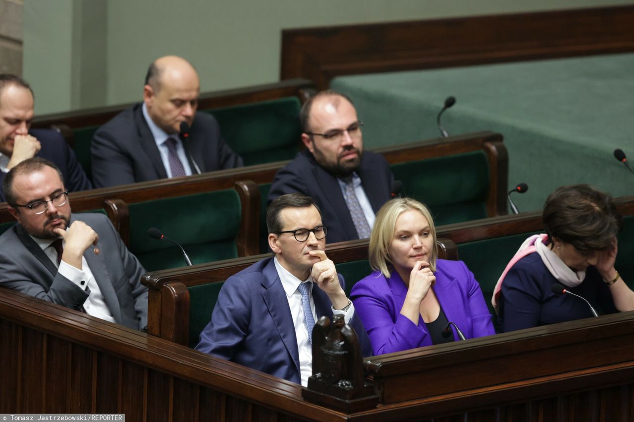 Mateusz Morawiecki i Dominika Chorosińska