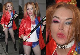 Lindsay Lohan jako Harley Quinn idzie do nocnego klubu (FOTO)