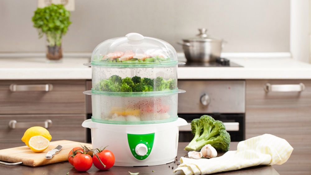 W piętrowym parowarze szybko przyszykujemy smaczny posiłek