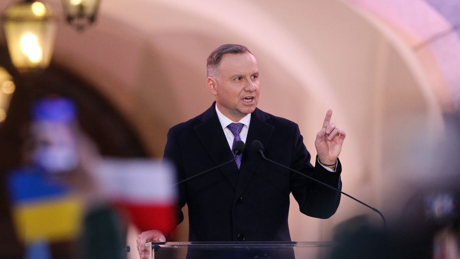 Andrzej Duda na Placu Zamkowym