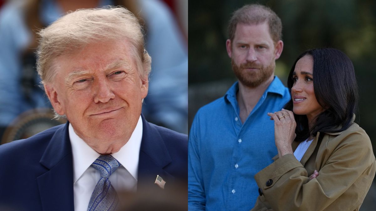 Donald Trump komentuje przeprowadzkę Meghan i Harry'ego