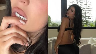 Kylie Jenner wygina śmiało ciało na kanapie i chwali się "nowymi zębami". Ładne? (FOTO)