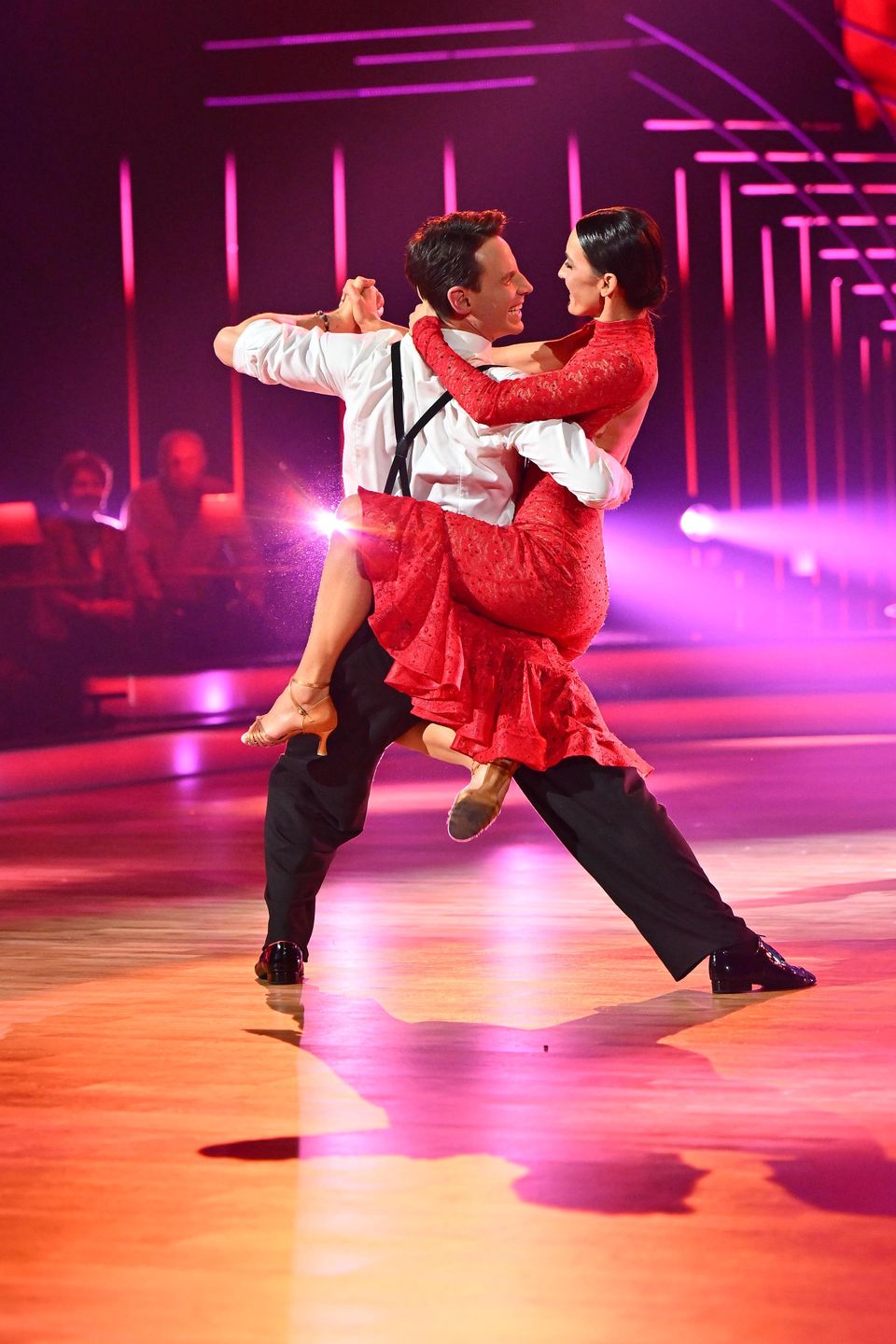 "Taniec z Gwiazdami". Tomasz Wolny zatańczył tango z żoną