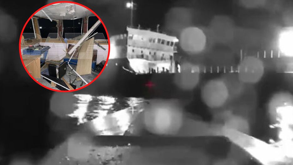 Pierwsze zdjęcia z uszkodzonego tankowca