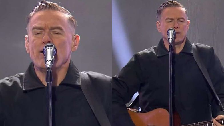 Bryan Adams podczas występu na "Sylwestrze z Dwójką"