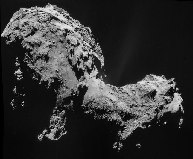 Jądro komety 67P/Czuriumow-Gierasimienko