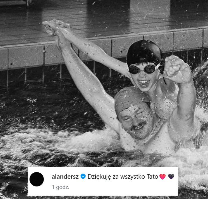 Wpis Alana Andersza na Instagramie