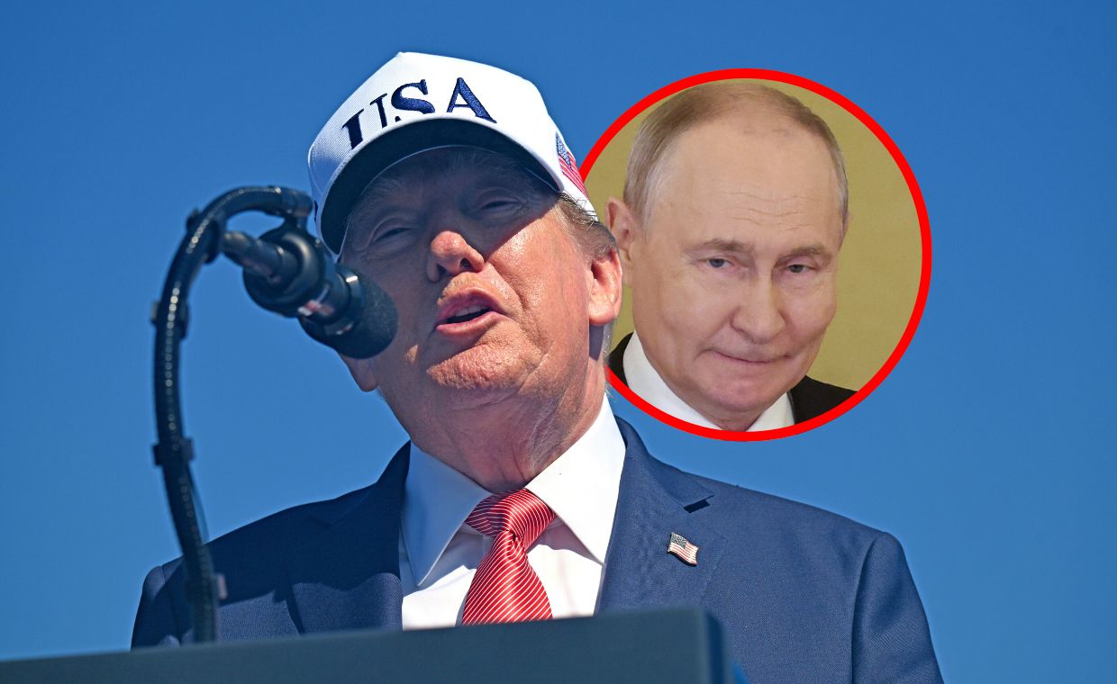 Zdjęcie do aktualności: Trump znów zachwycony rozmową z Putinem. "Przeszkodą są dwie osoby"