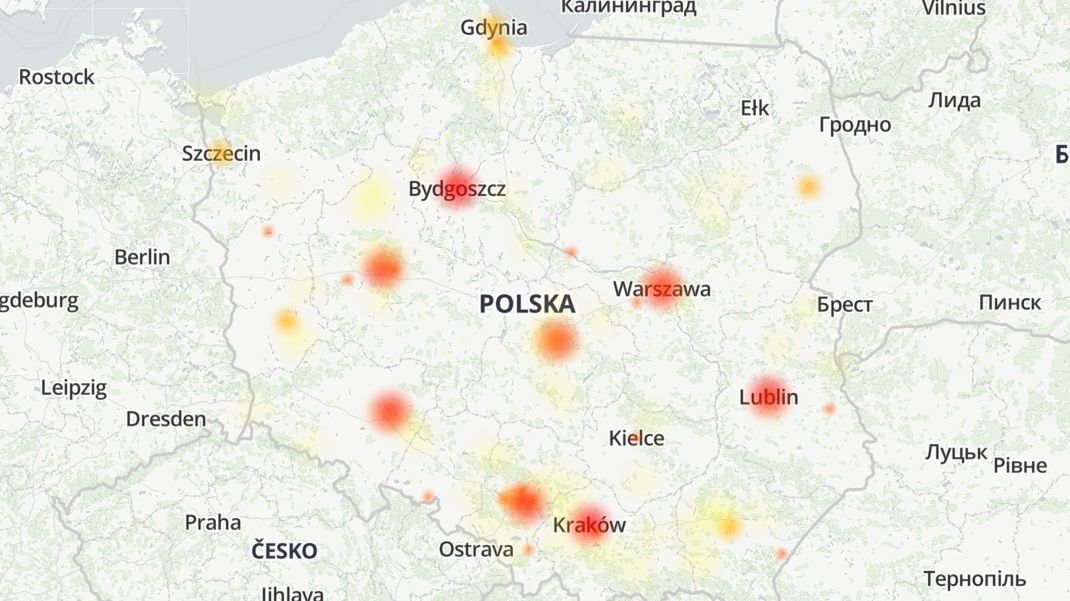 Awaria Facebooka, Downdetector
