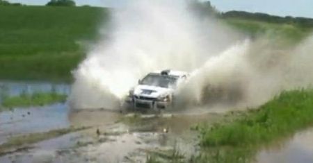 Rajd Polski + powódź = niezłe widowisko [wideo]