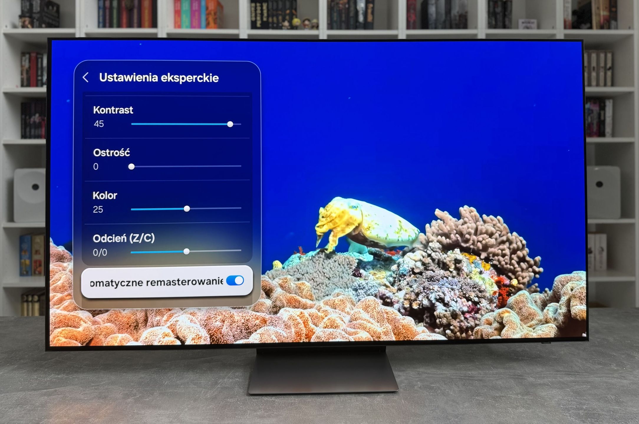 Samsung OLED S90H - HDR Remaster - włączony.