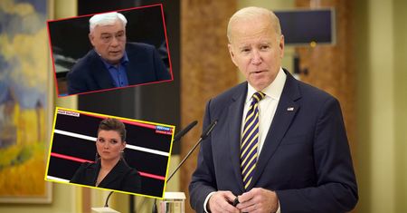 Rosyjska propaganda w szale. Chodzi o wizytę Bidena w Kijowie