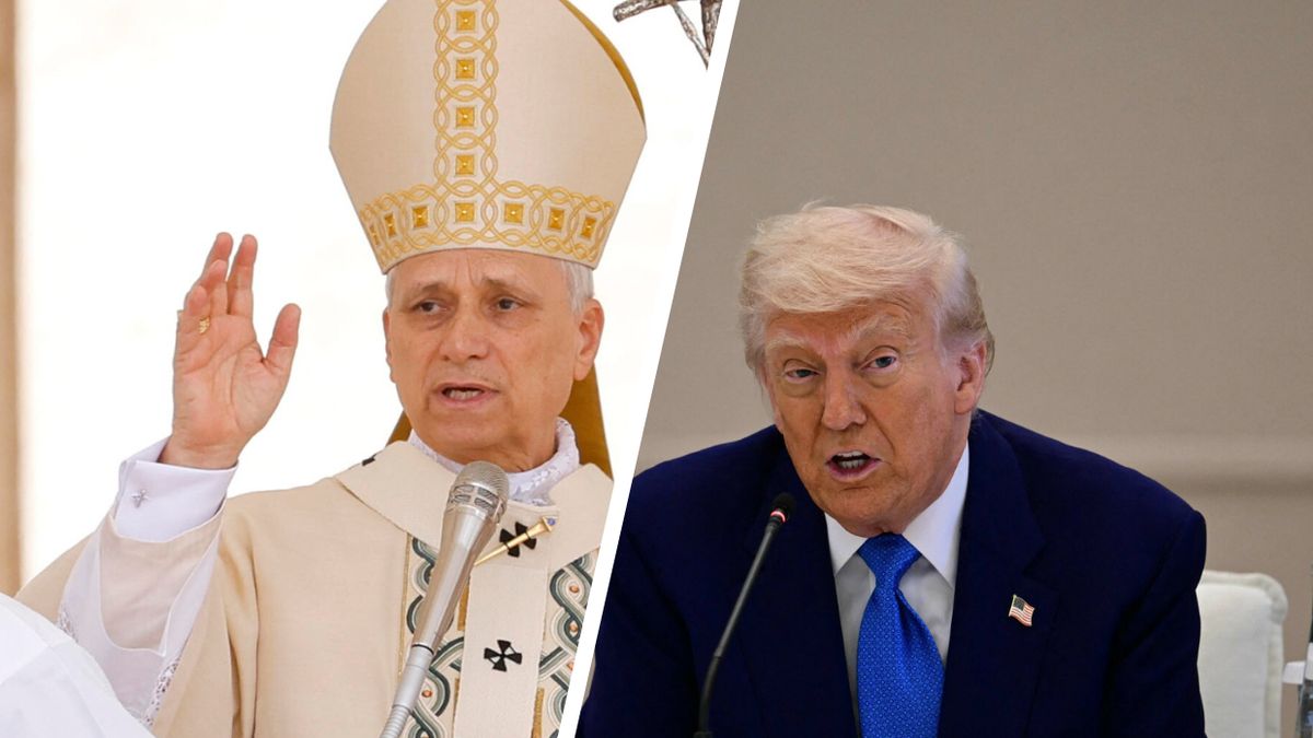 Papież Leon XIV, Donald Trump