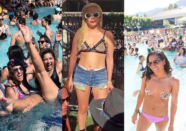 20 tysięcy lesbijek bawi się w Palm Springs! Wśród nich... Lady Gaga! (ZDJĘCIA)