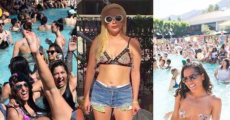 20 tysięcy lesbijek bawi się w Palm Springs! Wśród nich... Lady Gaga! (ZDJĘCIA)