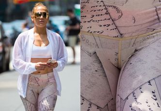 Sportowa Jennifer Lopez i jej "cameltoe"