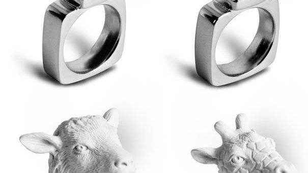 Nietypowe pierścionki unisex z wizerunkami zwierząt i nie tylko [wideo] 1