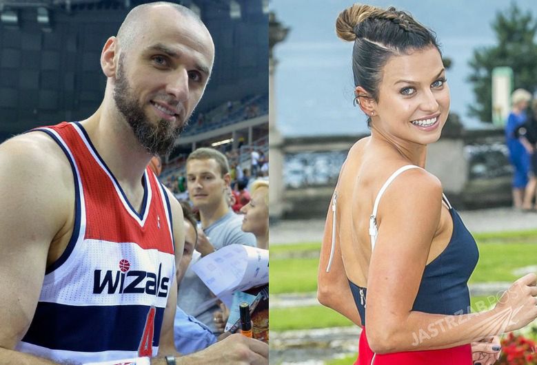 Marcin Gortat przy Robercie Lewandowskim obejmuje Annę Lewandowską [wideo]