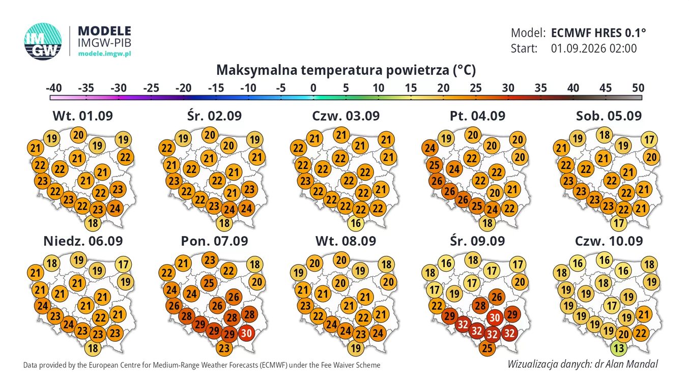 Maksymalna temperatura powietrza