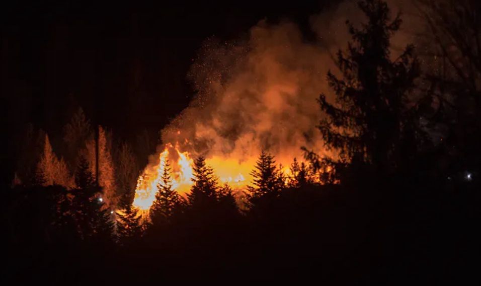 Biebrzański Park Narodowy w płomieniach. Pożar widać z odległości 5 tys. km
