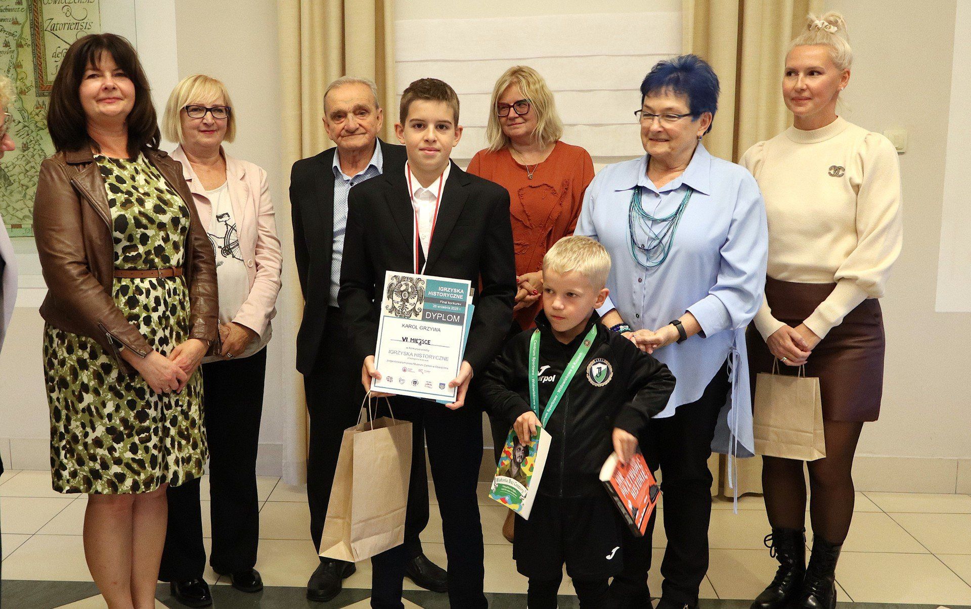 Karol Grzywa, najmłodszy uczestnik w starszej grupie. Rok wcześniej był najlepszy w grupie młodszej