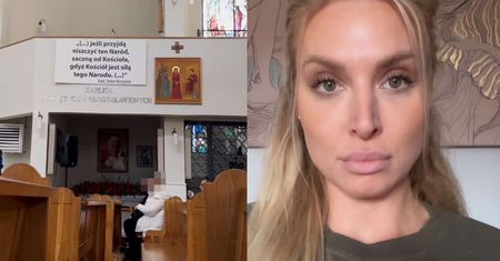 Była gwiazda "TVPiS" nie kryła oburzenia tym, co zobaczyła pod kościołem. Ma apel do Nawrockiego