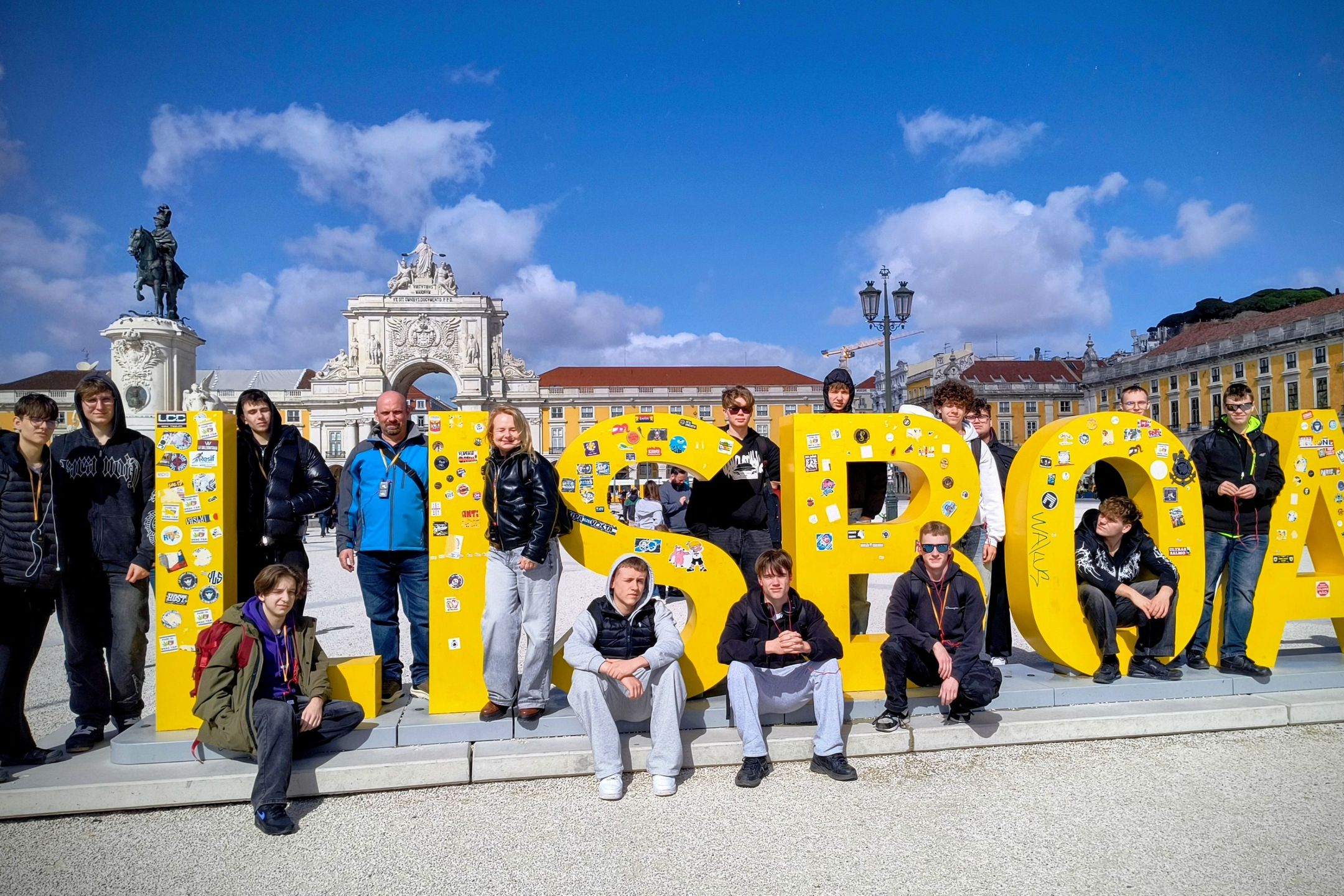 Uczniowie podczas programu ERASMUS+