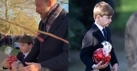 Książę Louis kradnie show i wyrywa ojcu z rąk gigantyczną pralinę. Oto jak zareagował książę William (WIDEO)