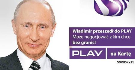 Play o memie z Putinem: "JEST ULTRA SŁABY!"