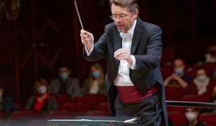 Wzruszający gest dyrygenta. Zaczął koncert od hymnu Ukrainy