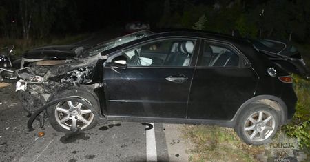 Tragiczny wypadek pod Płońskiem. Nie żyje motocyklista