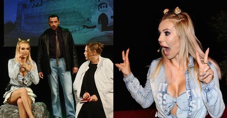 Doda w dżinsie na próbie w teatrze Karolaka (ZDJĘCIA)