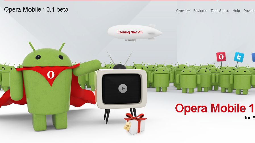 Opera Mobile dla Androida już 9 listopada 1
