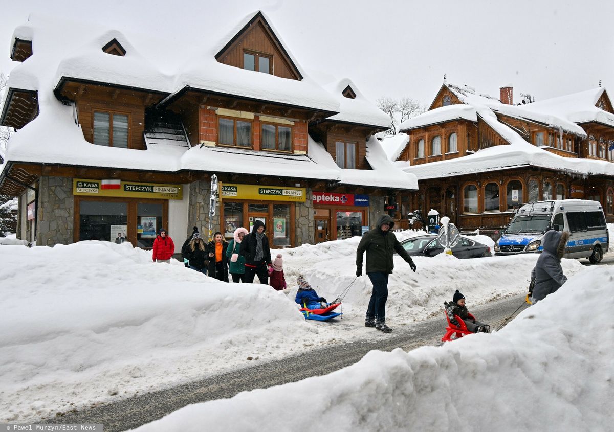 Zakopane zasypane śniegiem