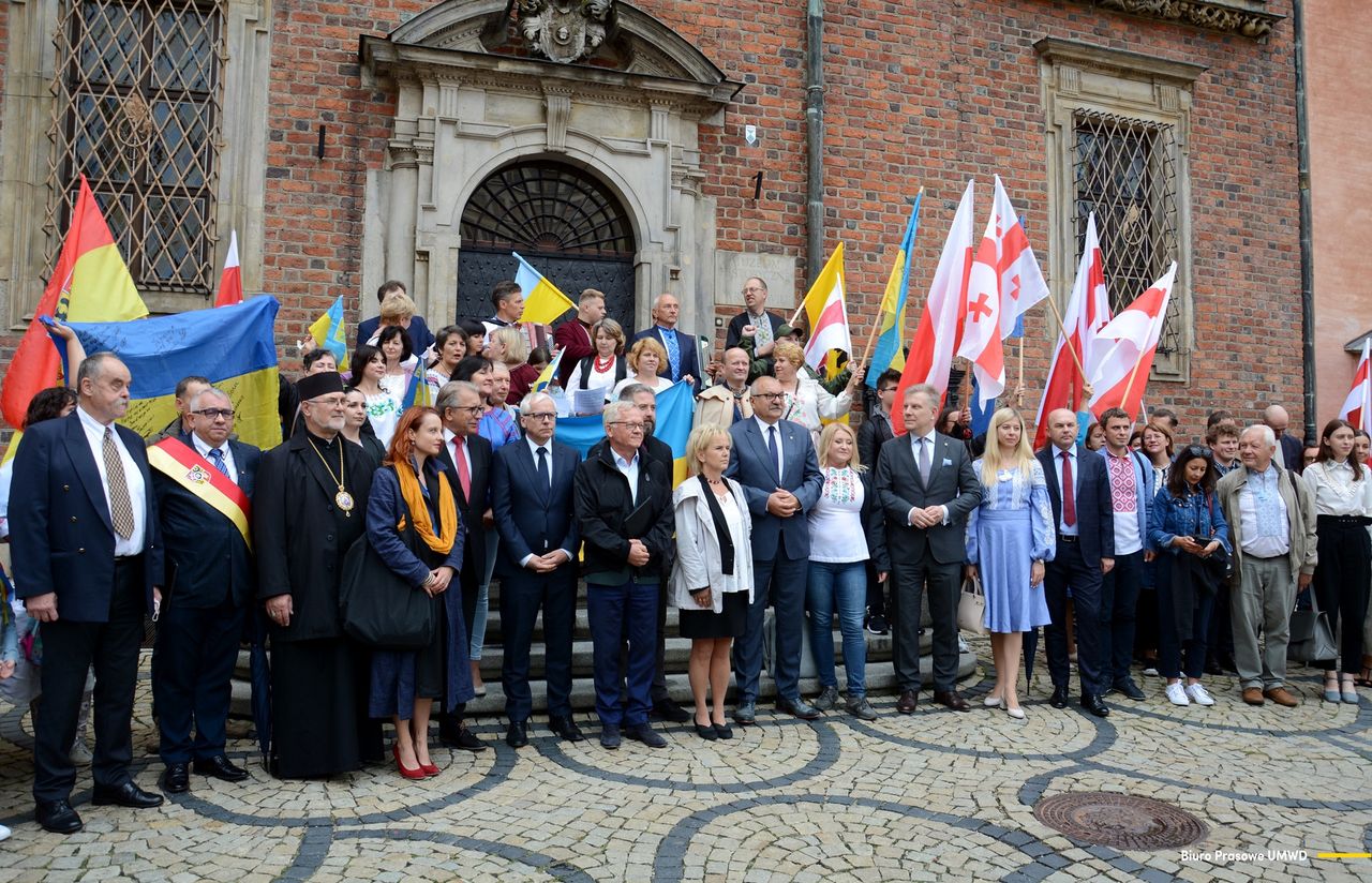 Wrocław. 30 lat niepodległości Ukrainy. Ponad 100 tys. Ukraińców ma tu swój drugi dom