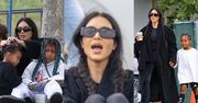 "Rozczochrana" i zaspana Kim Kardashian pilnuje dzieci na meczu piłki nożnej (ZDJĘCIA)