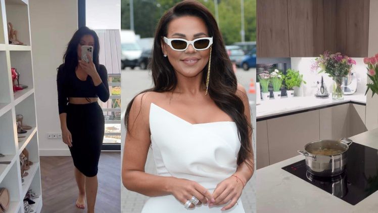 Sylwia Bomba pochwaliła się luksusową kuchnią i pokaźną garderobą