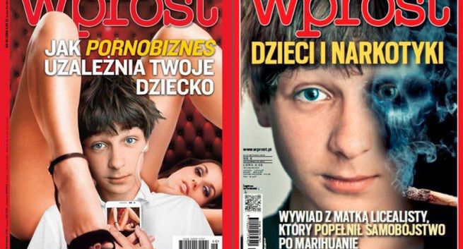 „Wprost” dwa razy z tym samym zdjęciem modela na okładce