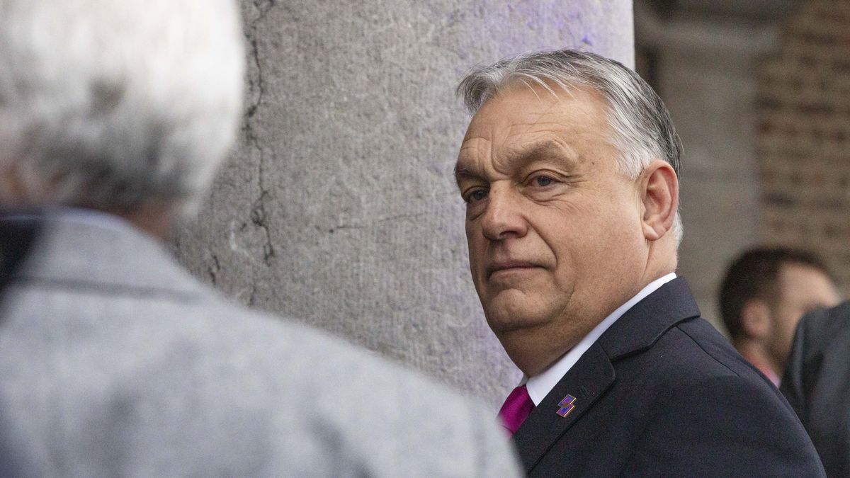 FLANDERS, BELGIUM - FEBRUARY 12: Viktor Orban is seen as he attends European Informal Retreat of the EU leaders in Alden Biesen, Flanders, Belgium on February 12, 2026. (Photo by Nicolas Landemard/Anadolu via Getty Images)