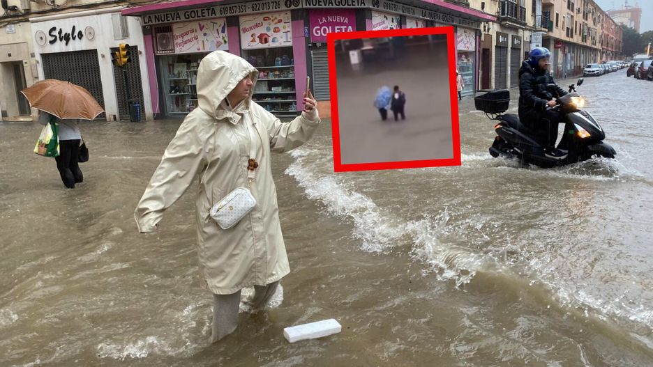Ulice w Maladze znów znalazły się pod wodą