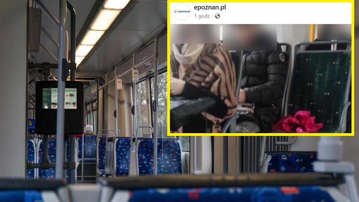 Irytujące zachowanie w poznańskim tramwaju