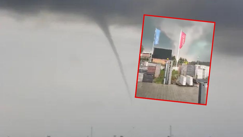 Trąba powietrzna w Małopolsce