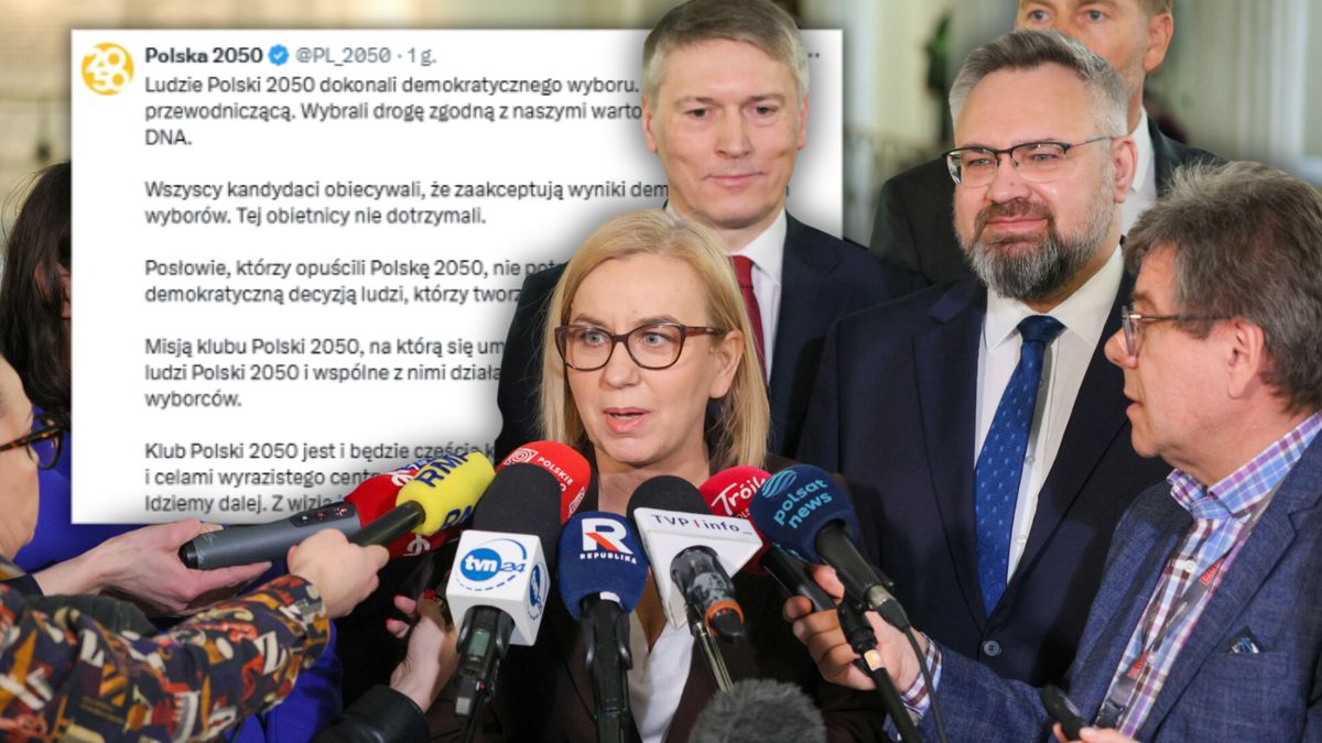  Odchodzą z Polski 2050. Jest oświadczenie partii
