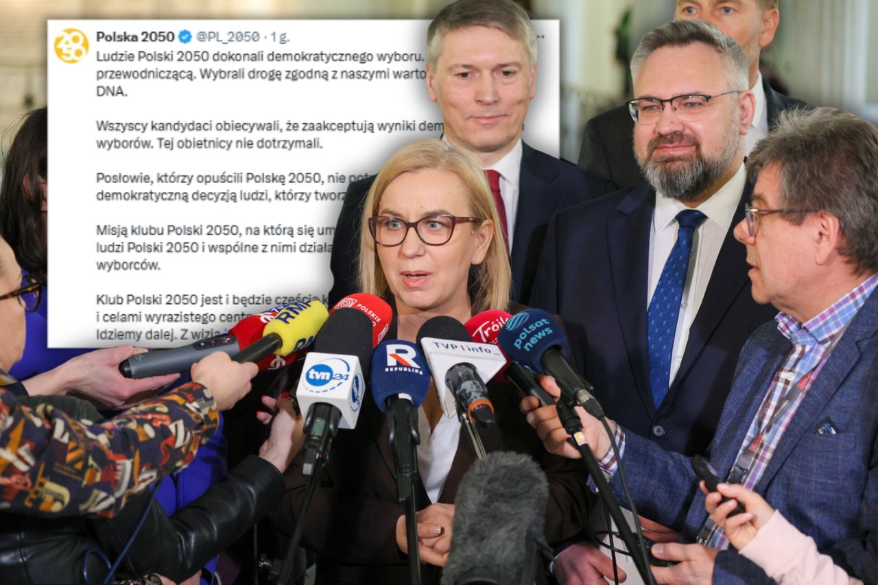 Odchodzą z Polski 2050. Jest oświadczenie partii