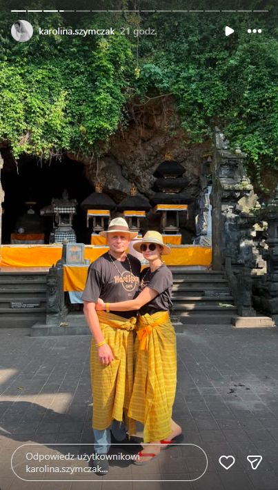 Wspólny wyjazd Piotra Adamczyka i Karoliny Szymczak