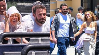 Zakochani Jennifer Lopez i Ben Affleck dokazują w parku rozrywki (ZDJĘCIA)